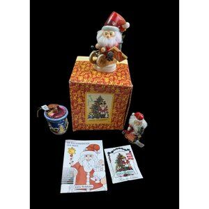 Käthe Wohlfahrt Christmas Figurine Set With Ornaments & Accessories